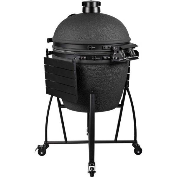 Barbecue kamado en charbon Prime XL 56 cm noir mat, 2 positions de grille - Grill Guru - Image 6