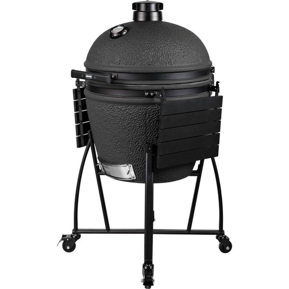 Barbecue kamado en charbon Prime XL 56 cm noir mat, 2 positions de grille - Grill Guru - Image 3