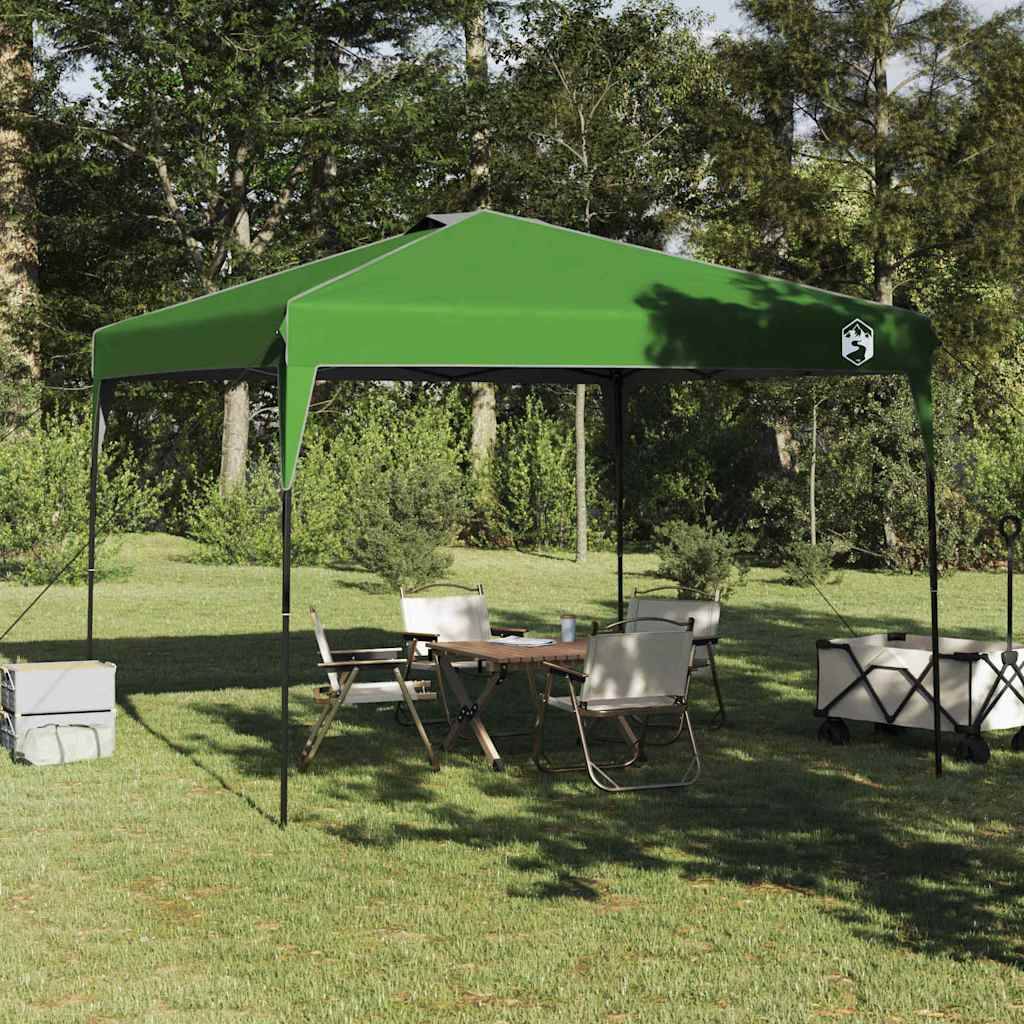 Tonnelle Pliante 3x3m Tissu Montage Rapide pour Jardin Terrasse Vert 300x300 cm – ComfortXL Outdoor Living - Image 3