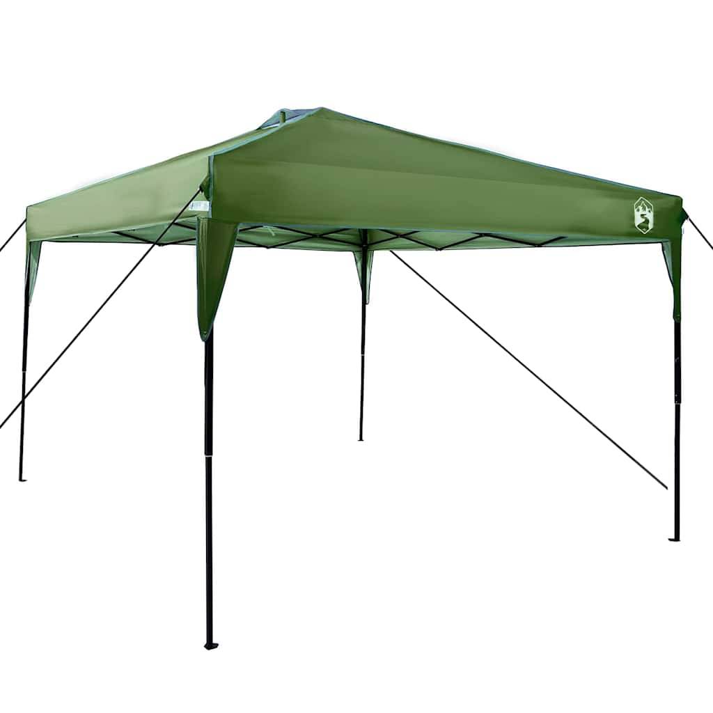 Tonnelle Pliante 3x3m Tissu Montage Rapide pour Jardin Terrasse Vert 300x300 cm – ComfortXL Outdoor Living - Image 2