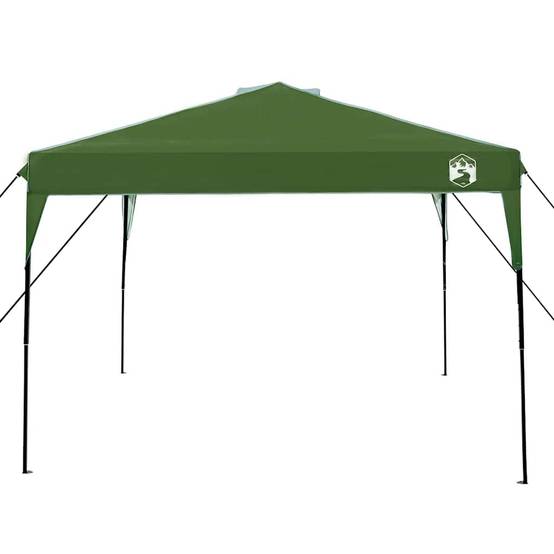 Tonnelle Pliante 3x3m Tissu Montage Rapide pour Jardin Terrasse Vert 300x300 cm – ComfortXL Outdoor Living - Image 7