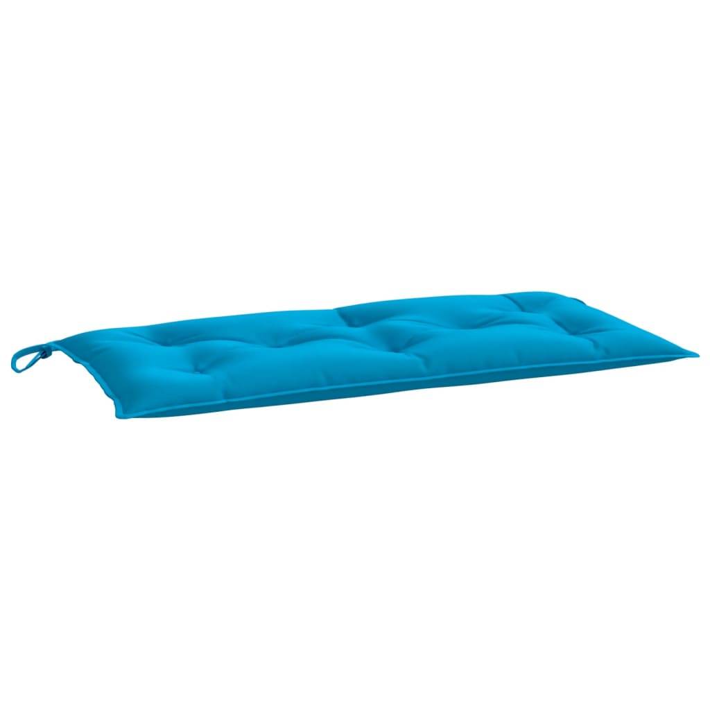 Coussin de banc de jardin bleu clair 100x50x7 cm tissu oxford MP331 - Image 1