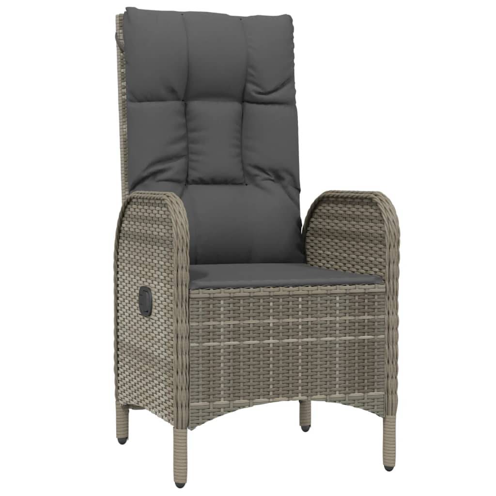 Chaise bois composite 2 places polyester gris  57 x 62,5 x 109 cm  - Prolenta premium  p3150.5 - Image 3