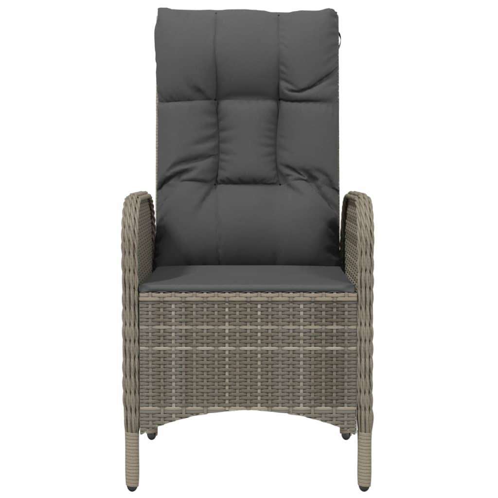Chaise bois composite 2 places polyester gris 57 x 62,5 x 109 cm - Prolenta premium p3150.5 - Image 5