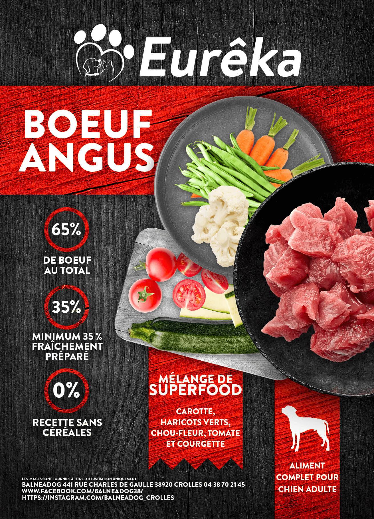 Croquettes chien adulte holistic sans céréales - Bœuf Angus - 12 Kg - Image 2