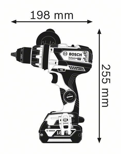 Bosch - Perceuse visseuse GSR 18V-110 C Solo | 06019G0108 - Bosch - Image 2