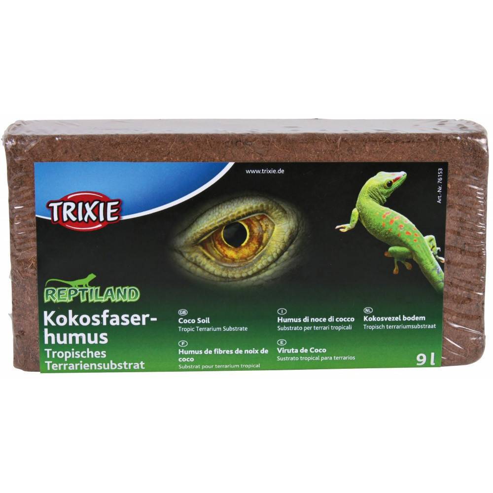 Trixie - 9 Litres de Fibres de noix de coco pour reptiles et amphibiens - Image 1
