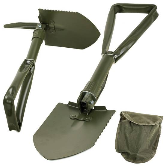 Pelle pioche pliante pelle grande valise - Image 1