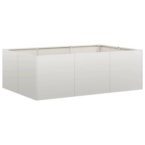 ComfortXL - Jardinière surélevée acier inoxydable jardin potager plantes argenté 120x40cm - ComfortXL Outdoor Living - Image 2