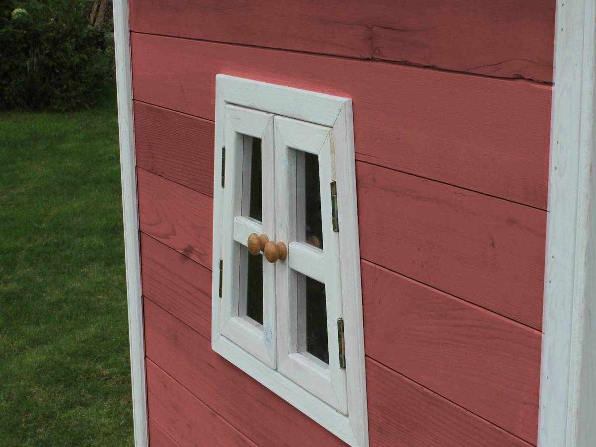 Exit Toys - Maisonnette en bois pour enfants Fantasia 100 Rouge - Exit Toys - Image 2