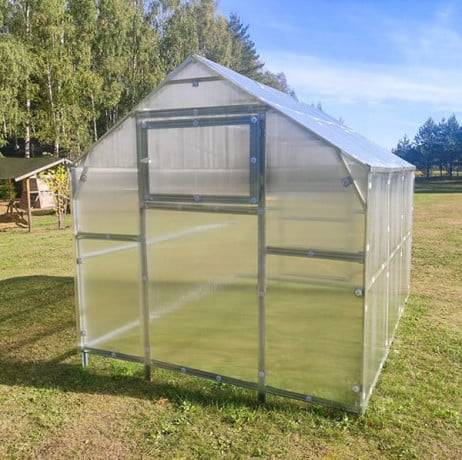 Serre KLASIKA BERNARD 2,35 x 5 m (11,75 m²), 6 mm avec revêtement en polycarbonate - Image 6