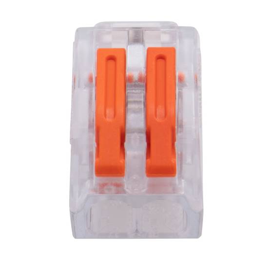 Borne de connexion à levier lot de 5 bornes 0,2-4mm2 32A - 2 fils - Image 3