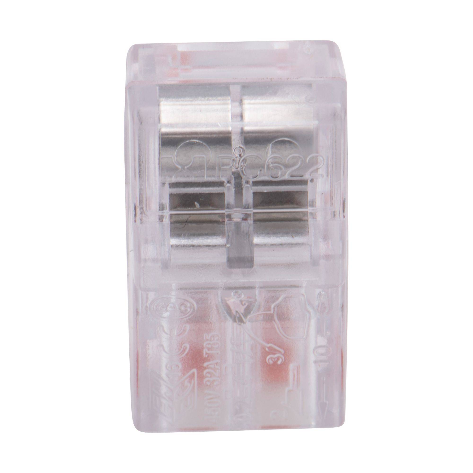 Borne de connexion à levier lot de 5 bornes 0,2-4mm2 32A - 2 fils - Image 5