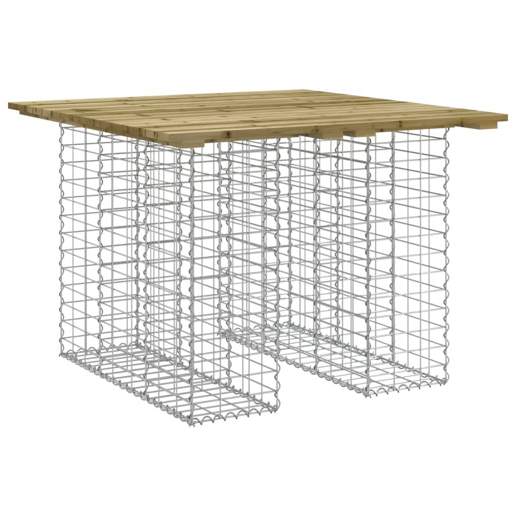 Maison Chic - Banc de jardin - Banc d'extérieur - Banquette design gabion 100x102x72 cm bois de pin imprégné-JU13959 - Image 1
