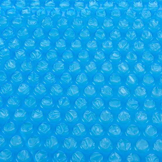 Bâche solaire de piscine ronde diamètre 244 cm polyéthylène bleu - Image 5