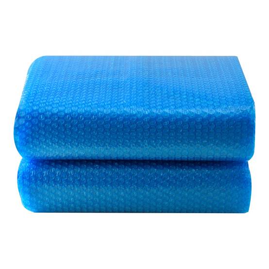 Bâche solaire de piscine ronde diamètre 244 cm polyéthylène bleu - Image 4
