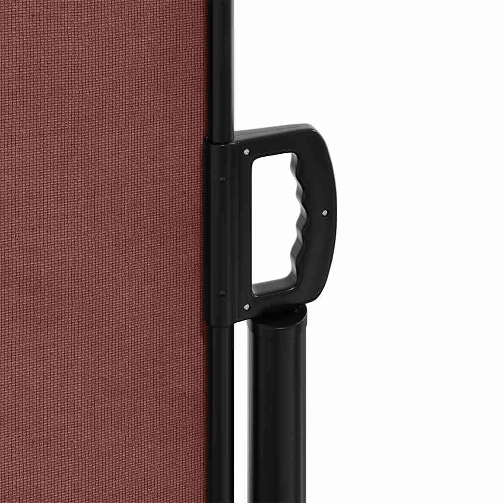 Store Banne - Auvent latéral rétractable marron 200x500 cm - MEUBLE PRO - Image 8