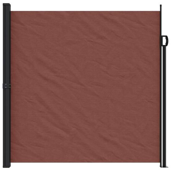 Store Banne - Auvent latéral rétractable marron 200x500 cm - MEUBLE PRO - Image 3