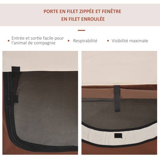 Sac de transport pliable tissu Oxford 46 x 36 x 41 cm - PANGIVO - Image 7