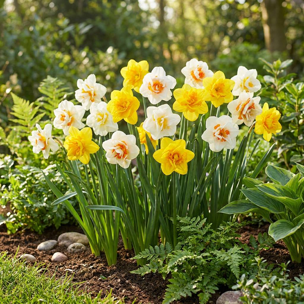La Green Touch - Narcisse double en mélange - 60 bulbes - Image 2