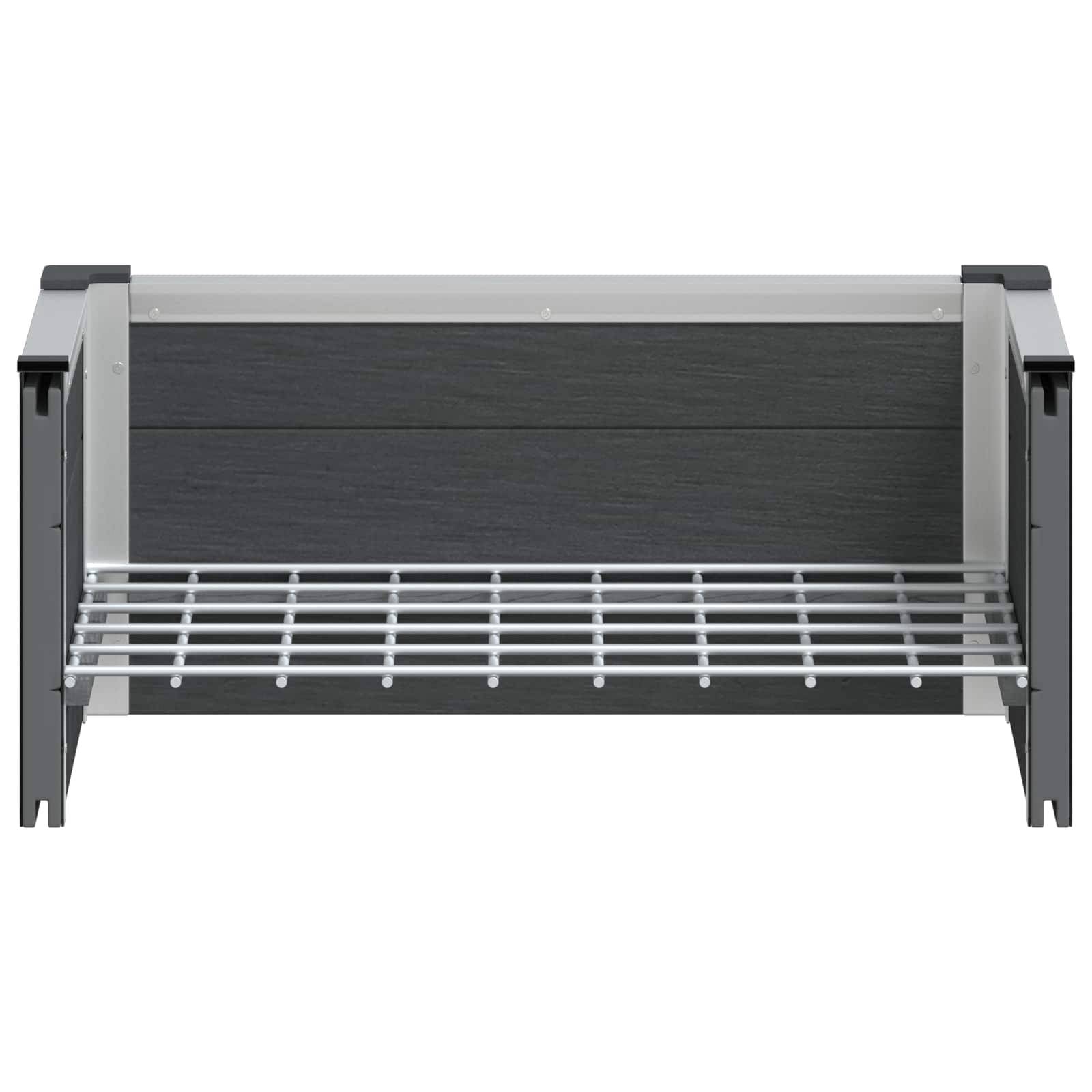 Prolenta Premium - Jardinière aluminium gris  50 x 30 x 22 cm  - Prolenta premium p327.2 - Image 9