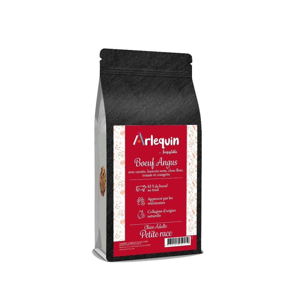 CROQUETTE CHIEN PETITE RACE SUPERFOOD SANS CÉRÉALES ARLEQUIN IRRÉSISTIBLE BOEUF ANGUS 6 kg - Image 1
