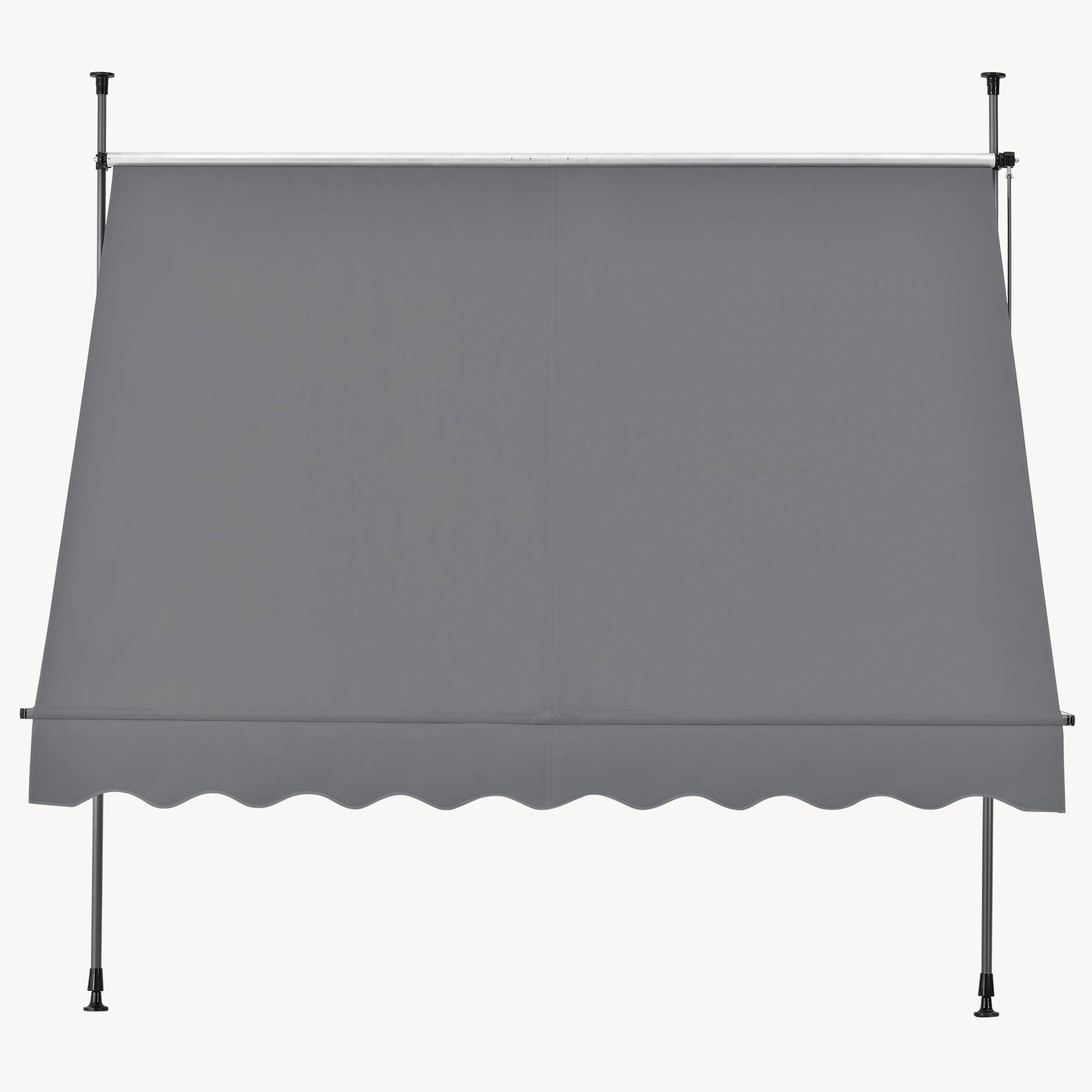 Pro.Tec - Store Banne Téléscopique Acier Polyester 350 x 120 x 220-309 cm Gris Ardoise [pro.tec] - Image 8