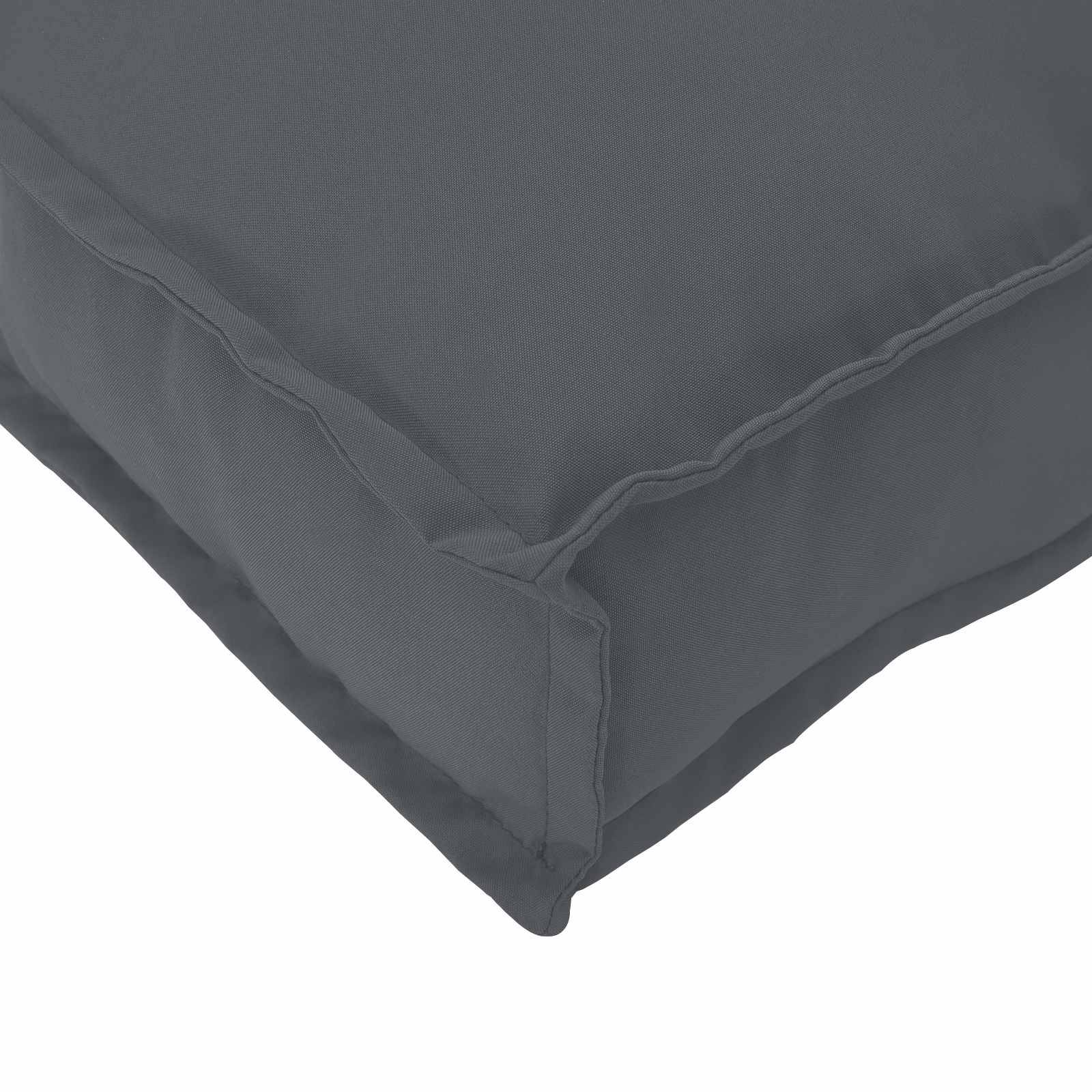 ComfortXL - Coussin de palette tissu Oxford imperméable pour salon de jardin et terrasse Anthracite 120x80 cm – ComfortXL Outdoor Living - Image 5
