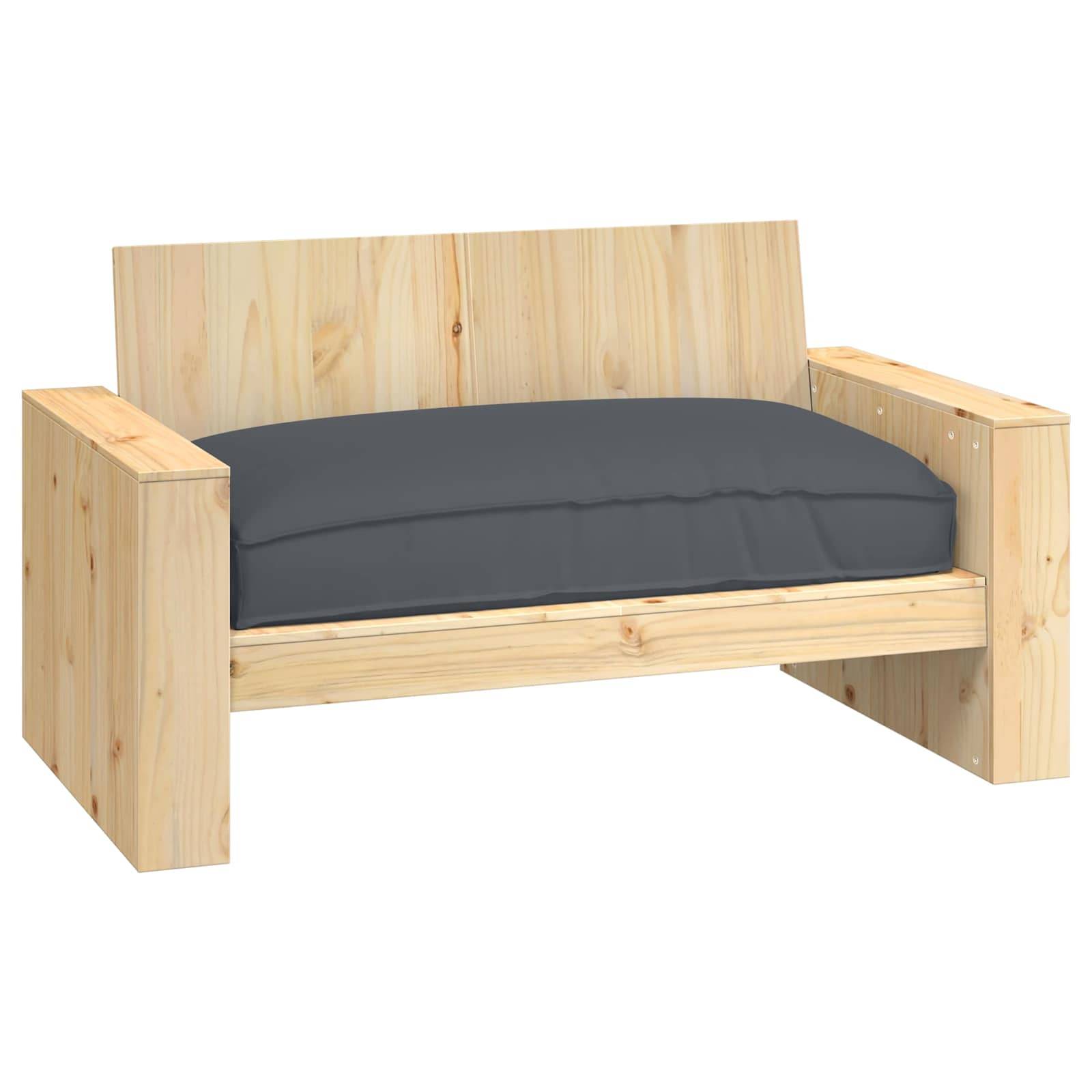 ComfortXL - Coussin de palette tissu Oxford imperméable pour salon de jardin et terrasse Anthracite 120x80 cm – ComfortXL Outdoor Living - Image 2