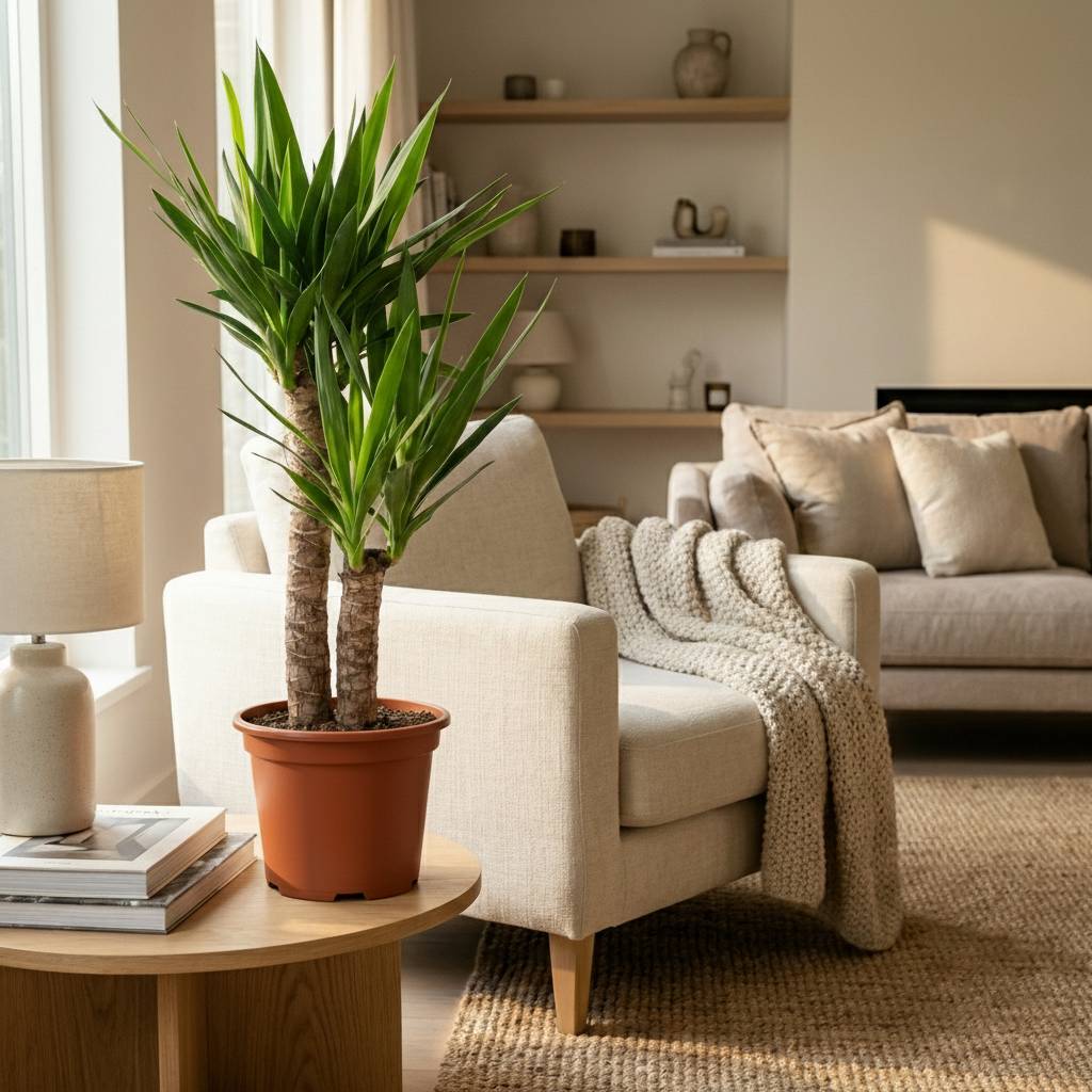 Yucca Elephantipes - Pot de 21cm - Hauteur 80 - 90cm - Sans cache-pot - Plantes d'intérieur - Image 1