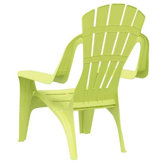 Lot de 2 Chaises de jardin | Chaise d'extérieur pour enfants vert 37x34x44 cm PP - Image 6