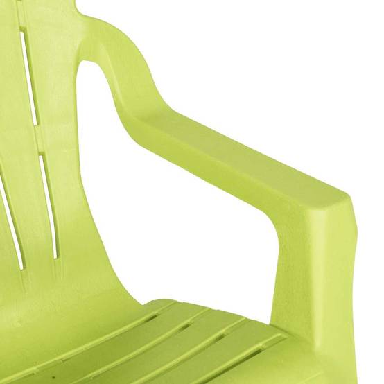 Lot de 2 Chaises de jardin | Chaise d'extérieur pour enfants vert 37x34x44 cm PP - Image 7