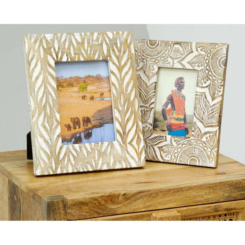 Aubry Gaspard - Cadre photo en manguier Mandala Pour photo 10 x 15 cm - Image 3