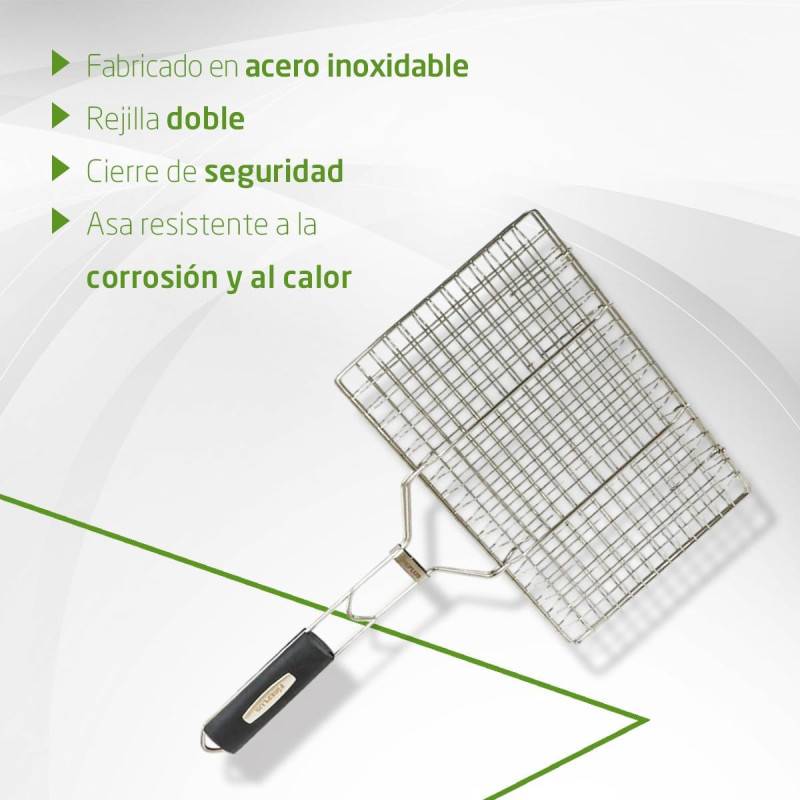 Amig - REPLUS 24814 - Grille pour barbecue FP30 - 50 x 32 x 2,5 cm - Acier inoxydable - Mat | Amig - Image 2