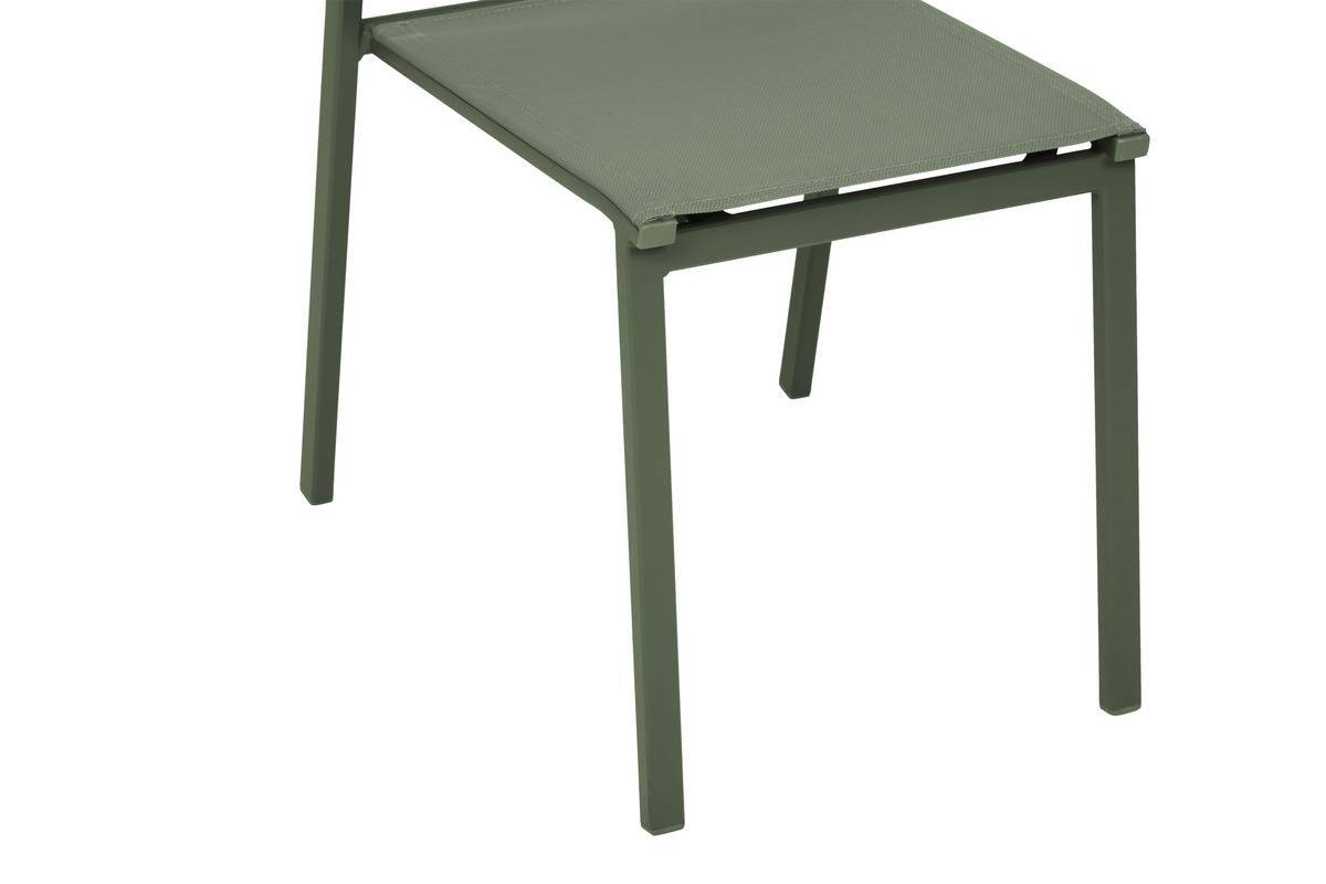 Hesperide - Chaise de jardin Essentia empilable vert laurier Hespéride - Image 4