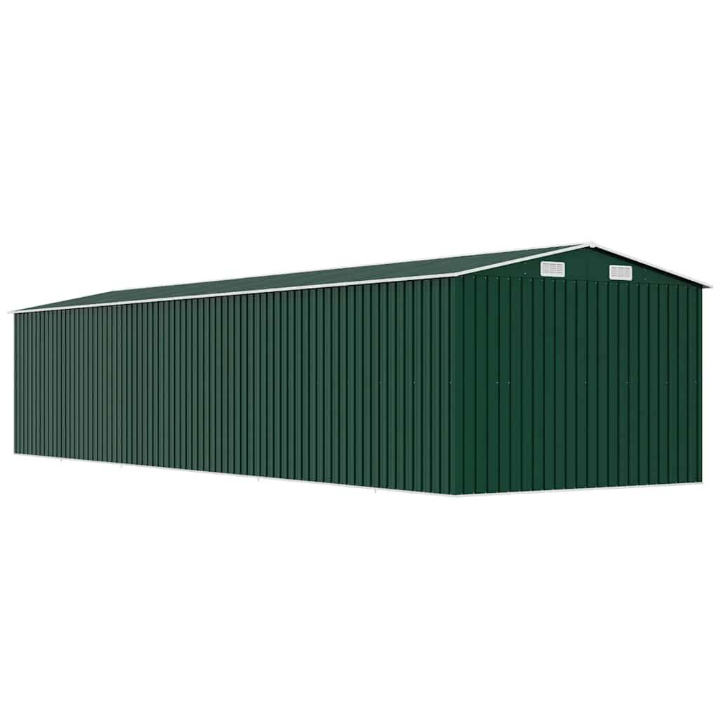 Vidaxl - Abri de jardin Vert 257x779x181 cm Acier galvanisé vidaXL 47032 - Image 8