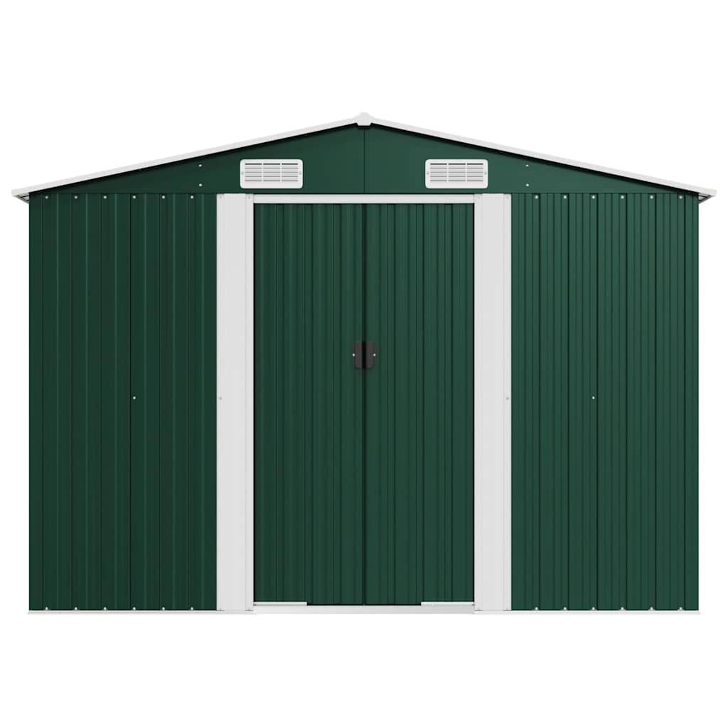Vidaxl - Abri de jardin Vert 257x779x181 cm Acier galvanisé 5.3m² vidaXL 47032 - Image 6