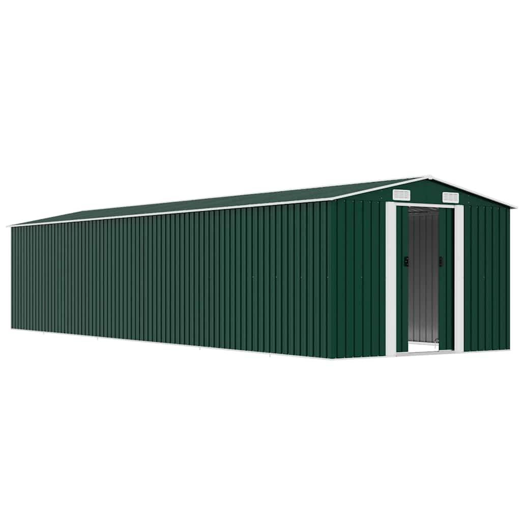 Vidaxl - Abri de jardin Vert 257x779x181 cm Acier galvanisé 5.3m² vidaXL 47032 - Image 5
