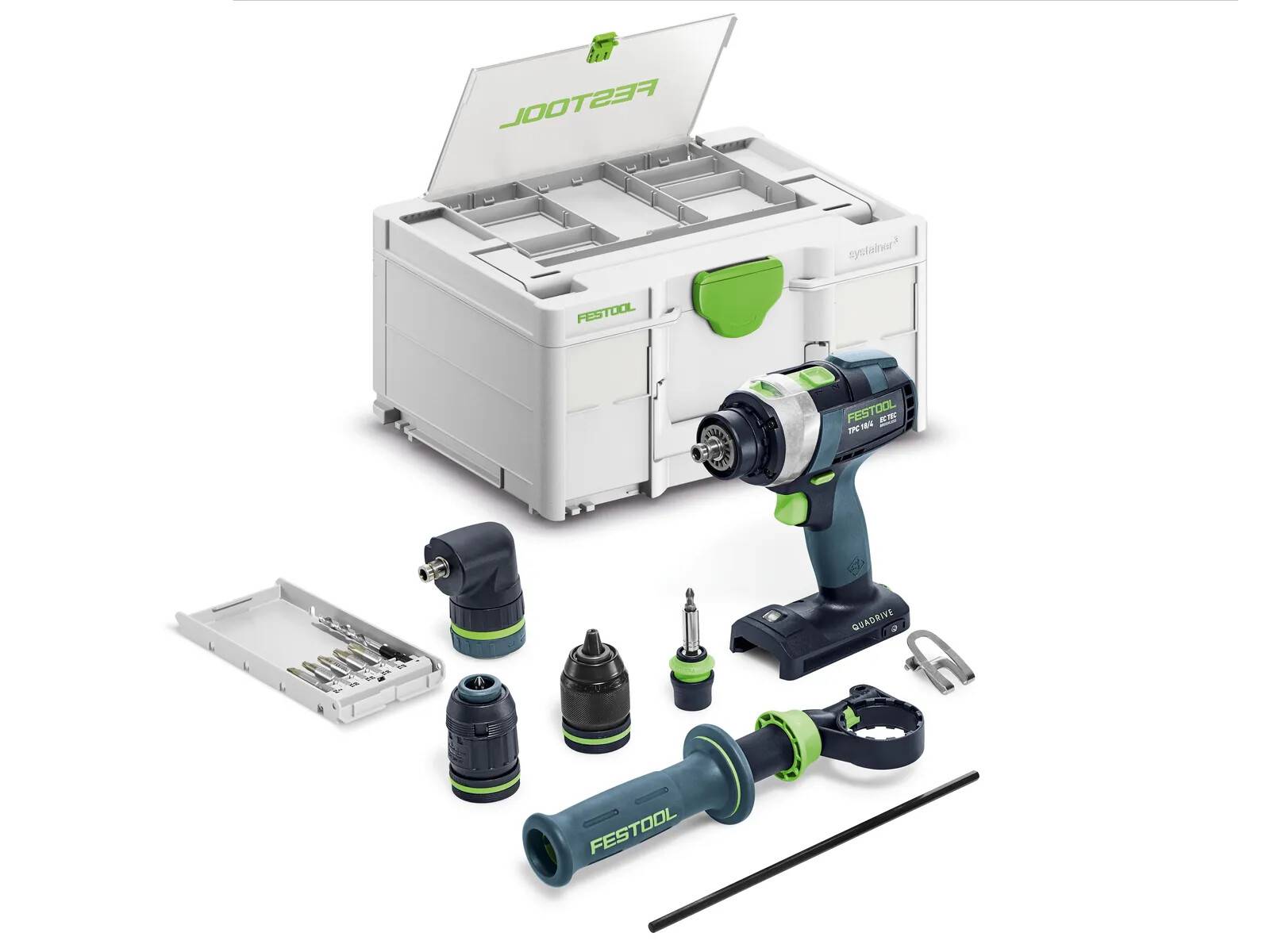 Perceuse-visseuse à percussion sans fil TPC 18/4 - FESTOOL - systainer - 578832 - Image 1