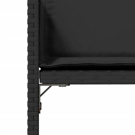 Chaise bois composite 4 places rotin noir 50,5 x 54 x 79 cm - Prolenta premium p390.9 - Image 9
