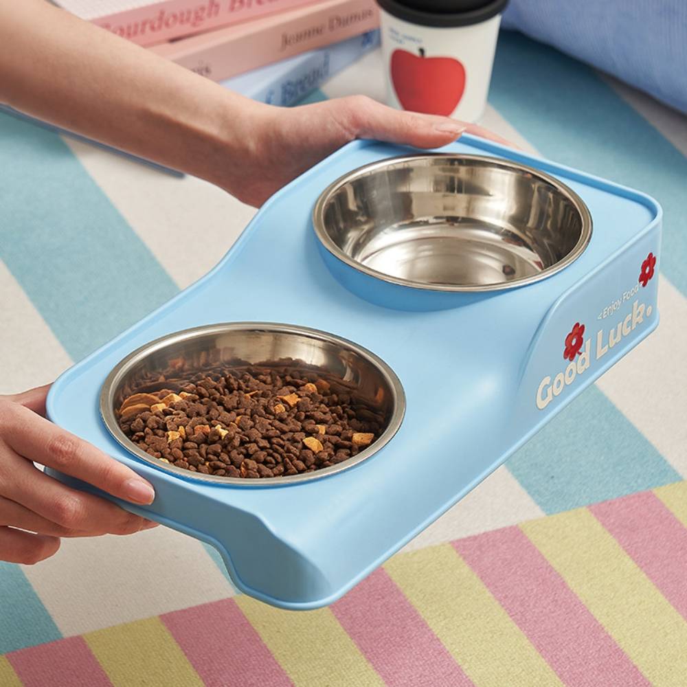 Gamelle double pliable pour chien et chat - IntiMeg - Image 2