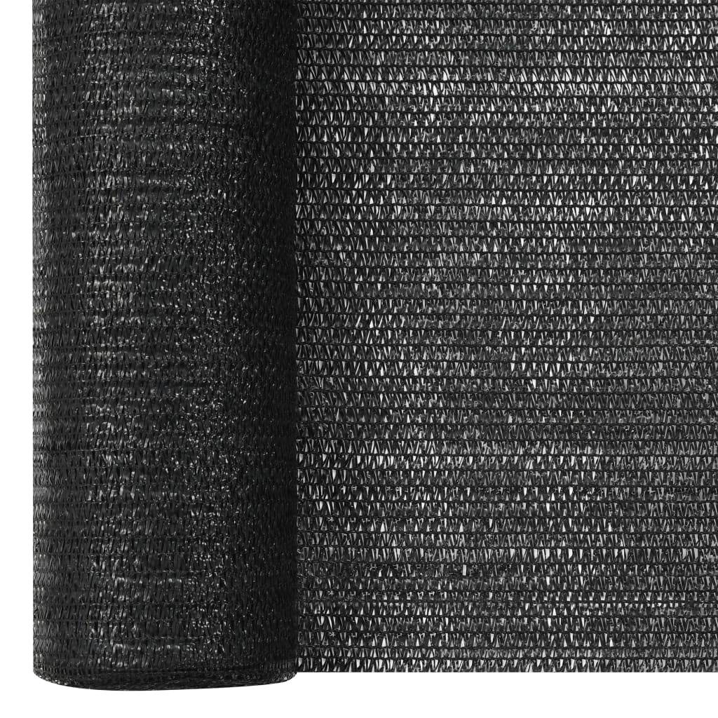 Helloshop26 - Filet brise-vue noir 1,5x10 m pehd 75 g/m² - Image 3