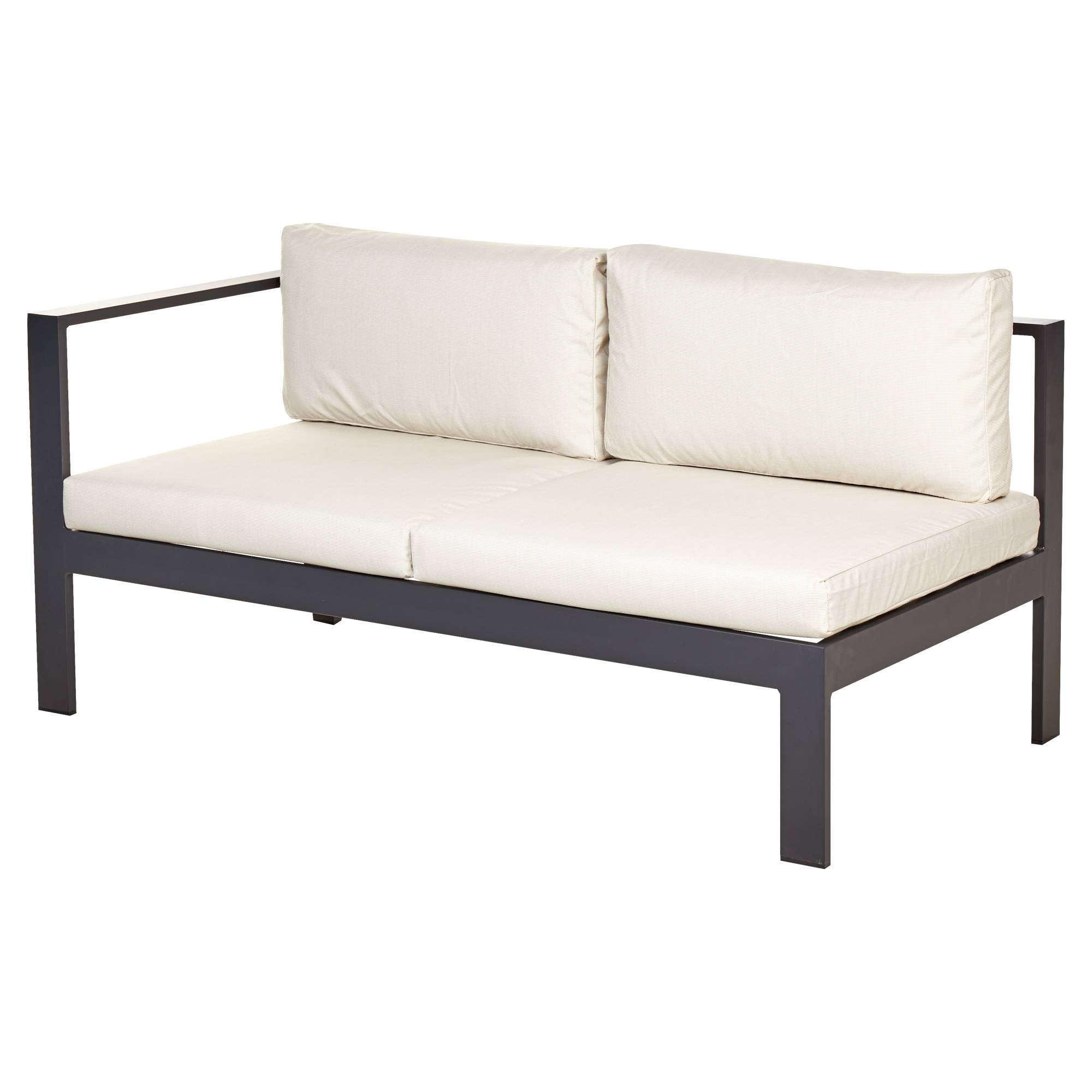 Beliani - Set de jardin, 5 Personnes Aluminium Beige MESSINA - Beliani - Image 5