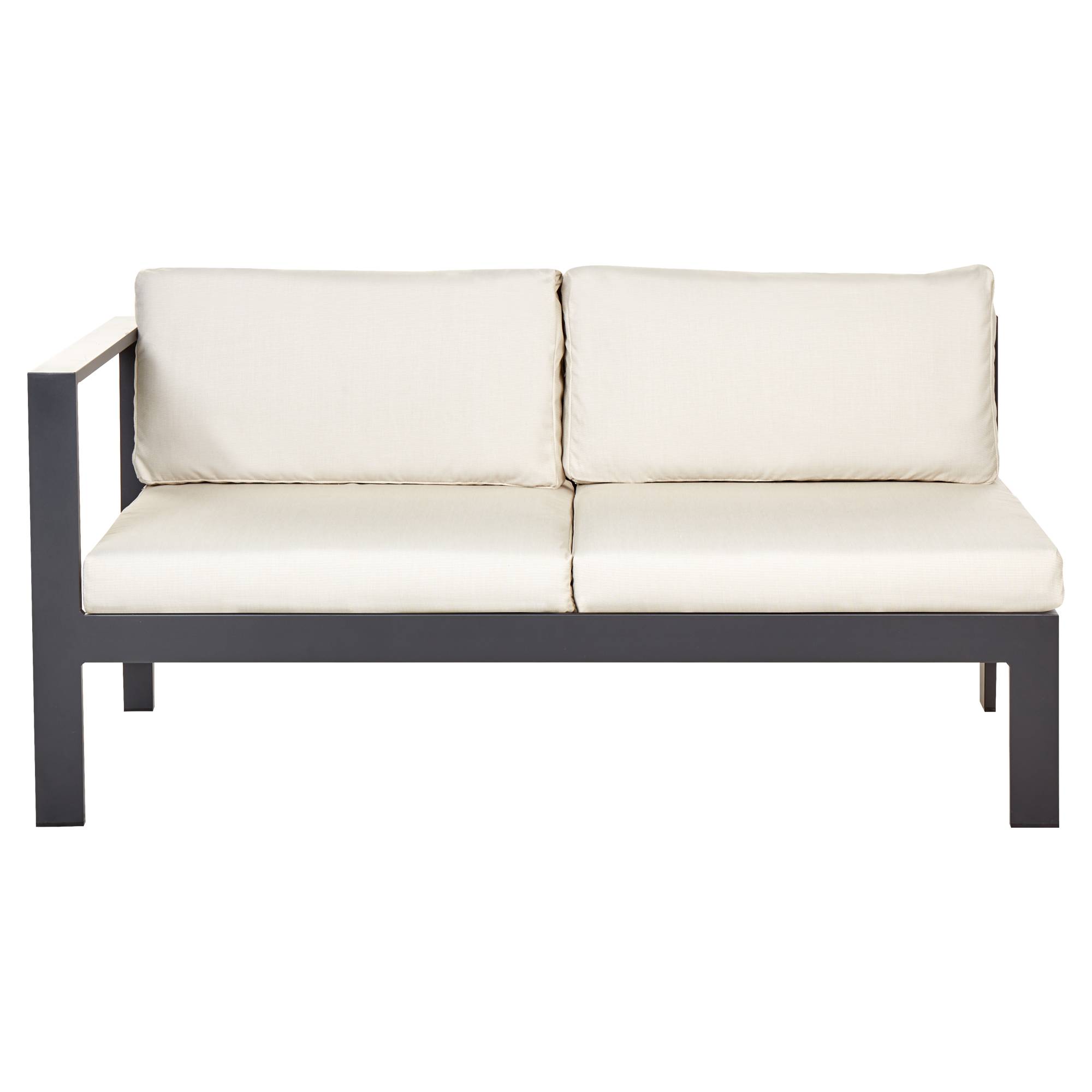 Beliani - Set de jardin, 5 Personnes Aluminium Beige MESSINA - Beliani - Image 3