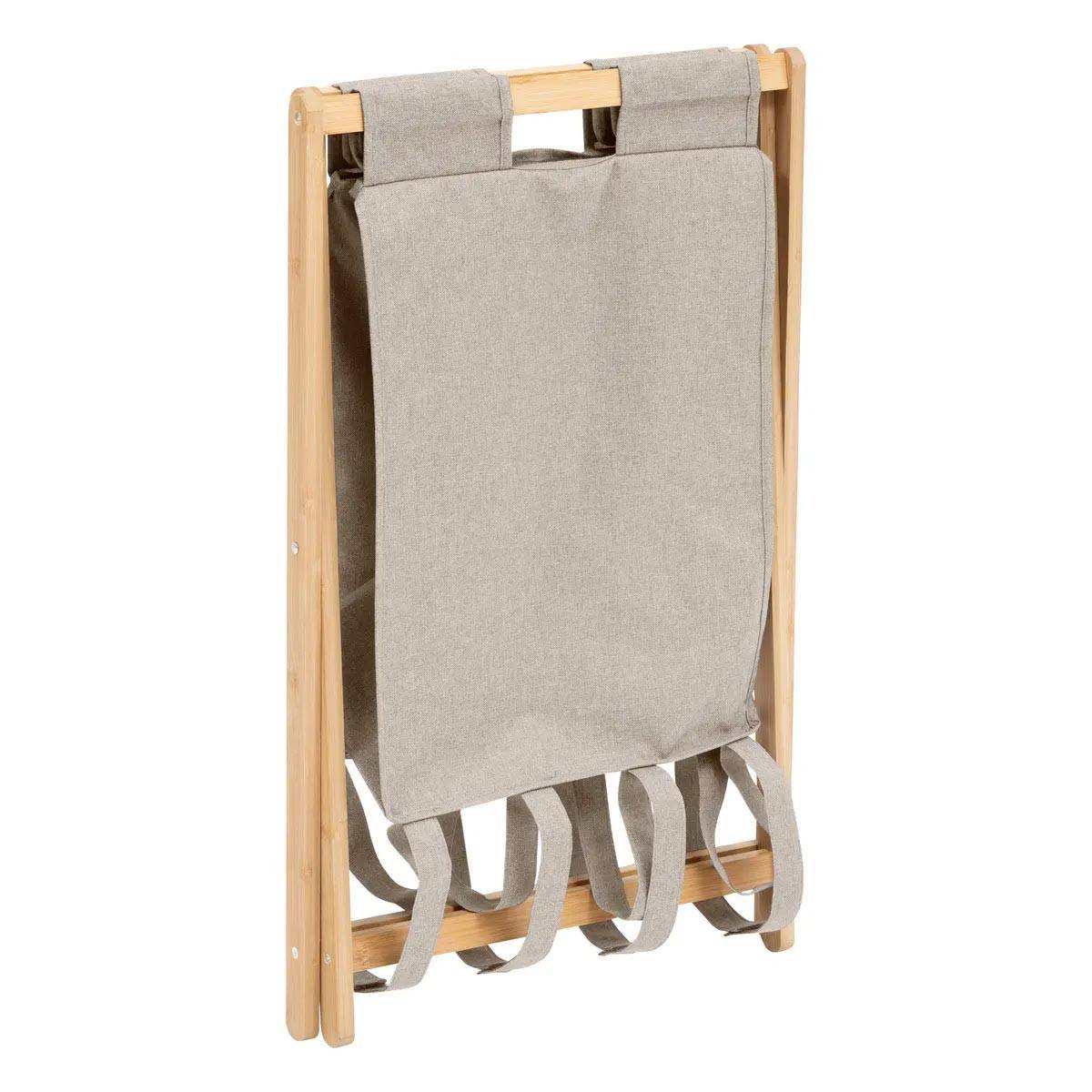 Panier à Linge Pliable "Tidy" 50L Beige - Image 2