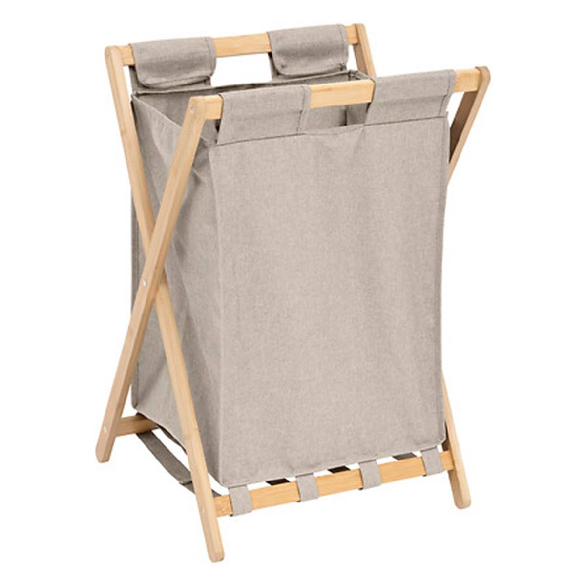 Panier à Linge Pliable "Tidy" 50L Beige - Image 1