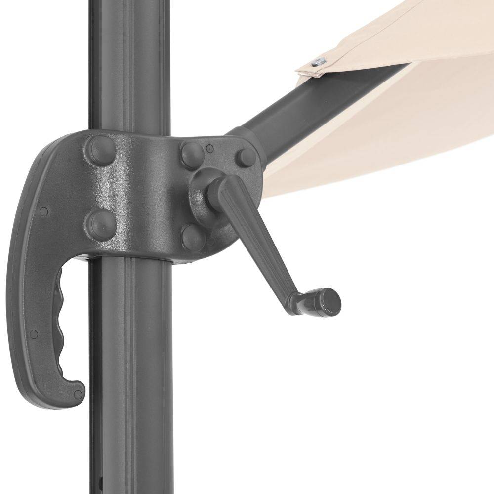Helloshop26 - Parasol 300 cm beige meuble jardin - Image 4