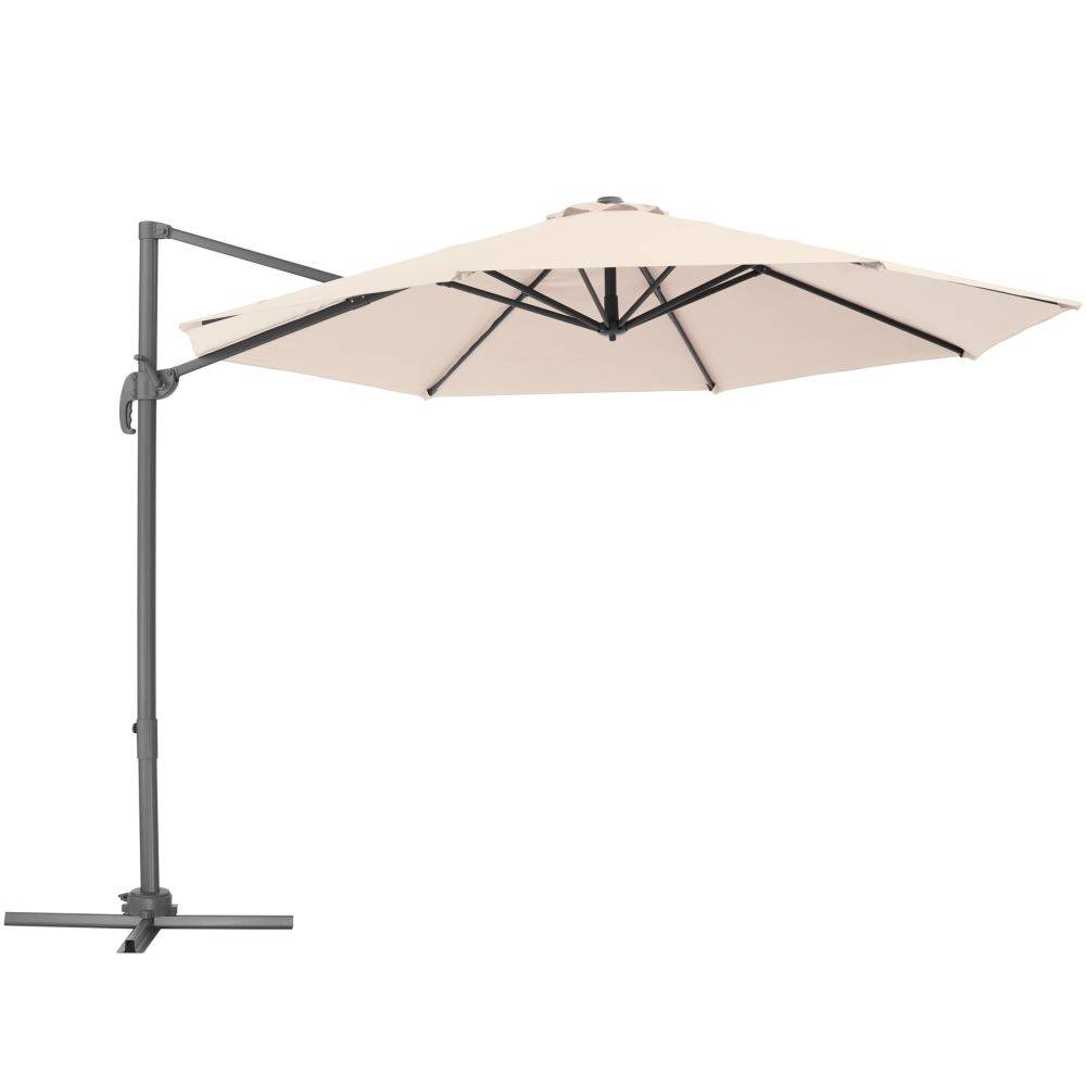 Helloshop26 - Parasol 300 cm beige meuble jardin - Image 1