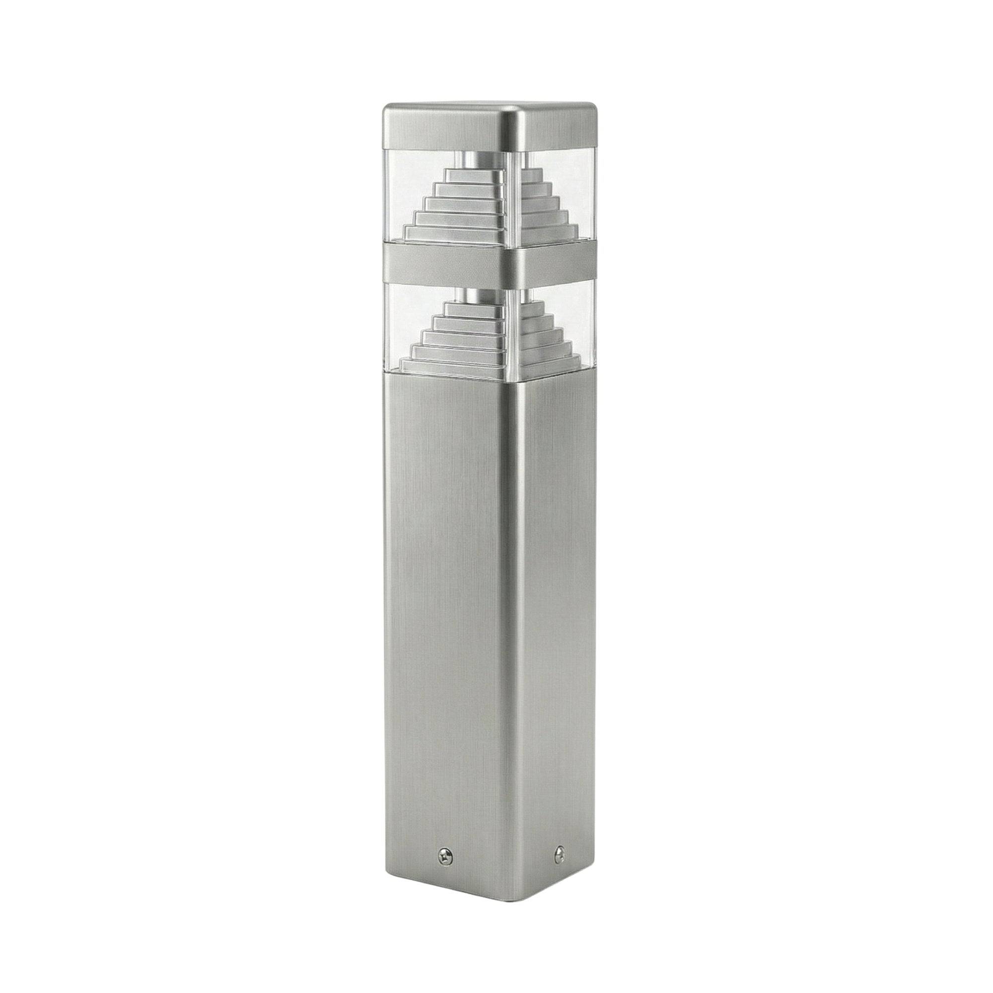 Borne extérieure Pyramide 40cm Inox - Image 1