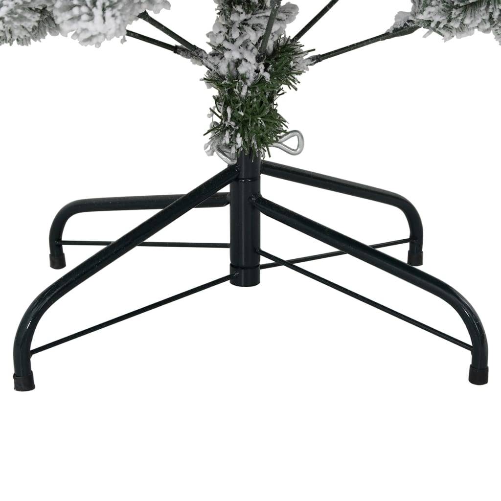 Sapin De Noël - Arbre de Noël artificiel à charnières avec neige floquée 150 cm - Image 7